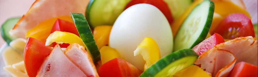 vegetables and egg